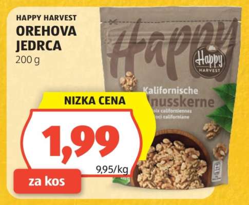 HAPPY HARVEST OREHOVA JEDRCA 200 g