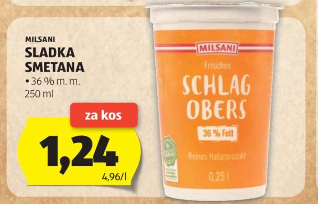 MILSANI SLADKA SMETANA