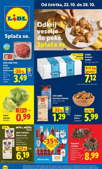 Lidl katalog - 22.10.2026 - 28.10.2026.