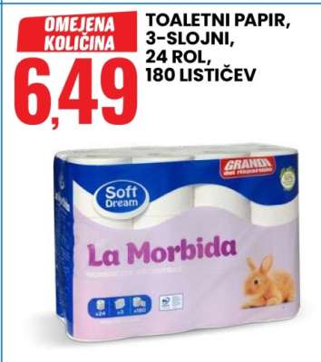 La Morbida Toilet Paper