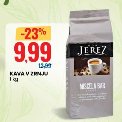 Kava v zrnju