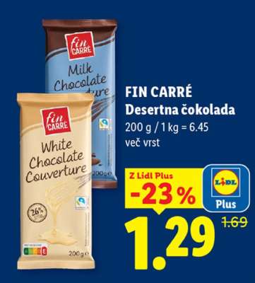 FIN CARRE Desertna čokolada