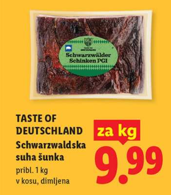 Schwarzwaldska suha šunka