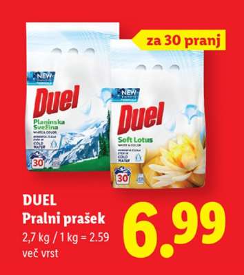 Duel Pralni prašek