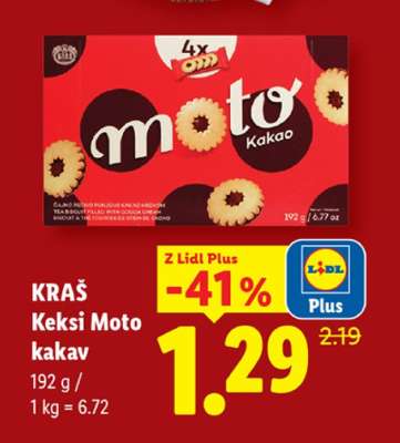 KRAŠ Keksi Moto kakav