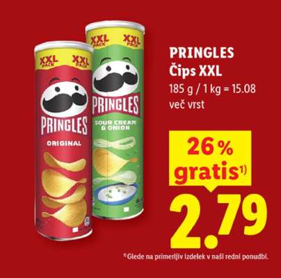 PRINGLES Čips XXL