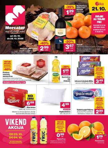 Mercator katalog - 22.10.2026 - 28.10.2026.