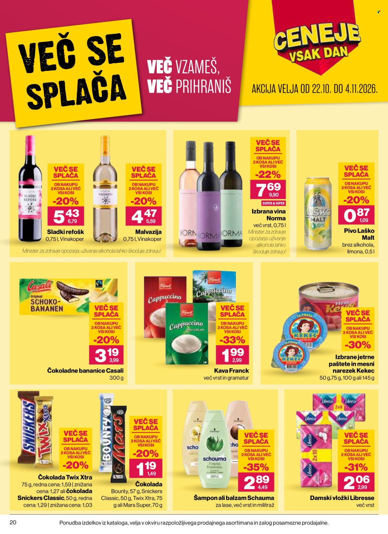 Mercator katalog - 22.10.2026 - 28.10.2026. Stran 20