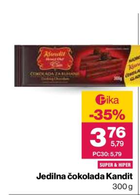 Jedilna čokolada Kandit