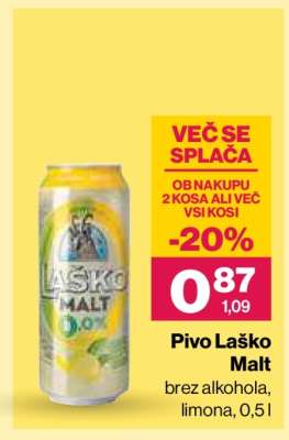 Pivo Laško Malt