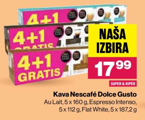 Kava Nescafé Dolce Gusto