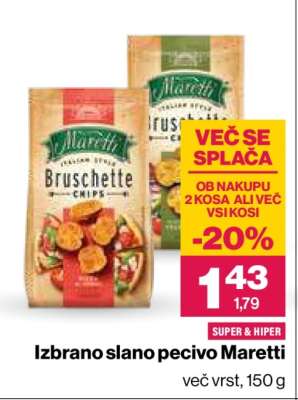Izbrano slano pecivo Maretti