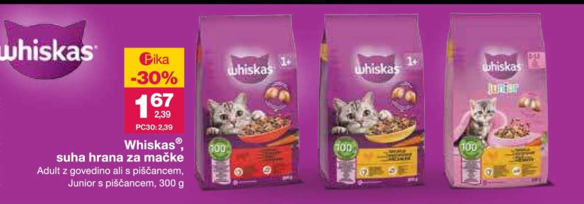Whiskas Suha Hrana za Mačke