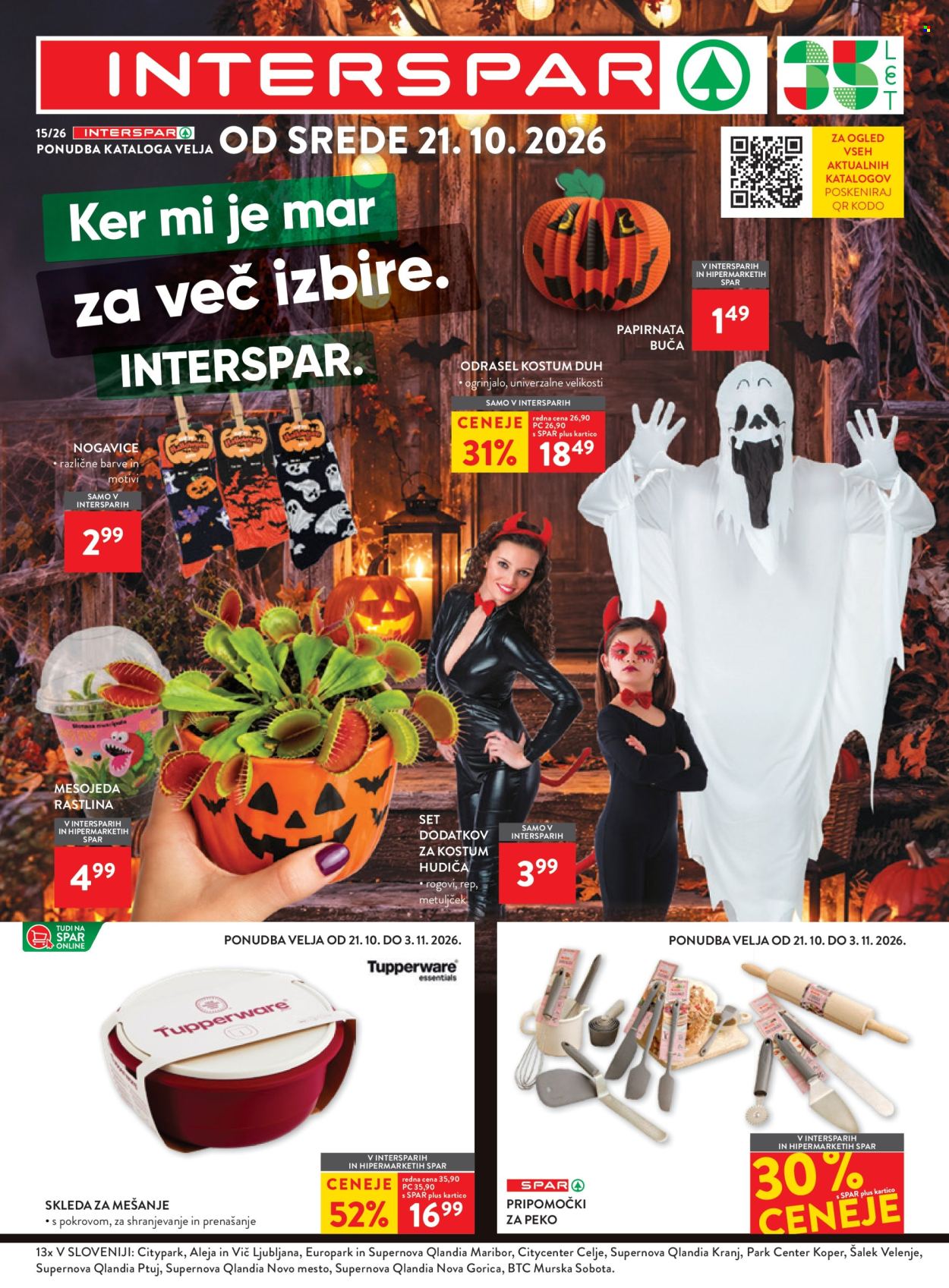INTERSPAR katalog - 21.10.2026 - 3.11.2026. Stran 1