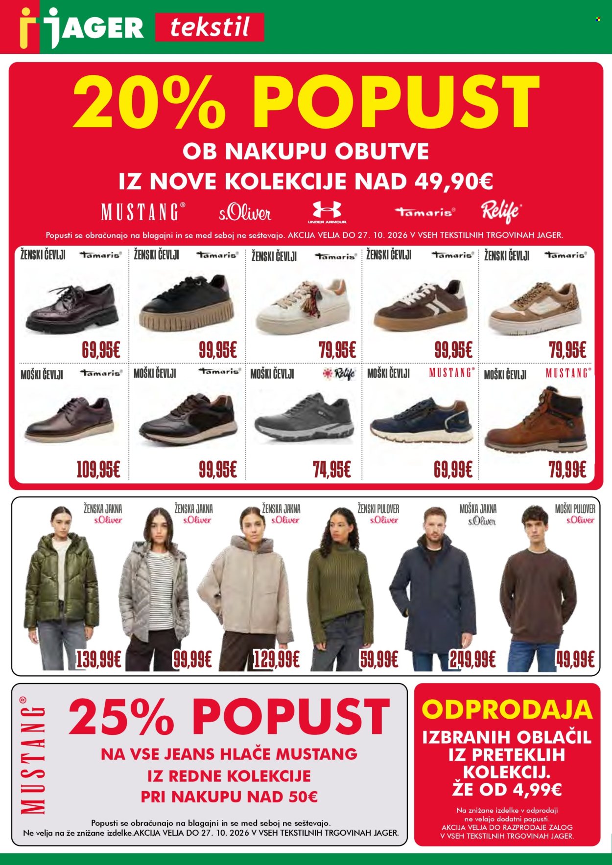 JAGER katalog - 21.10.2026 - 27.10.2026. Stran 1