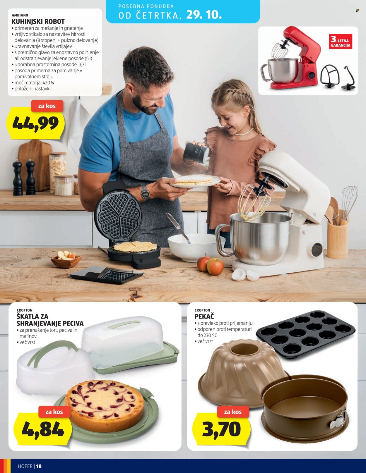 Hofer katalog - 21.10.2026 - 29.10.2026. Stran 18