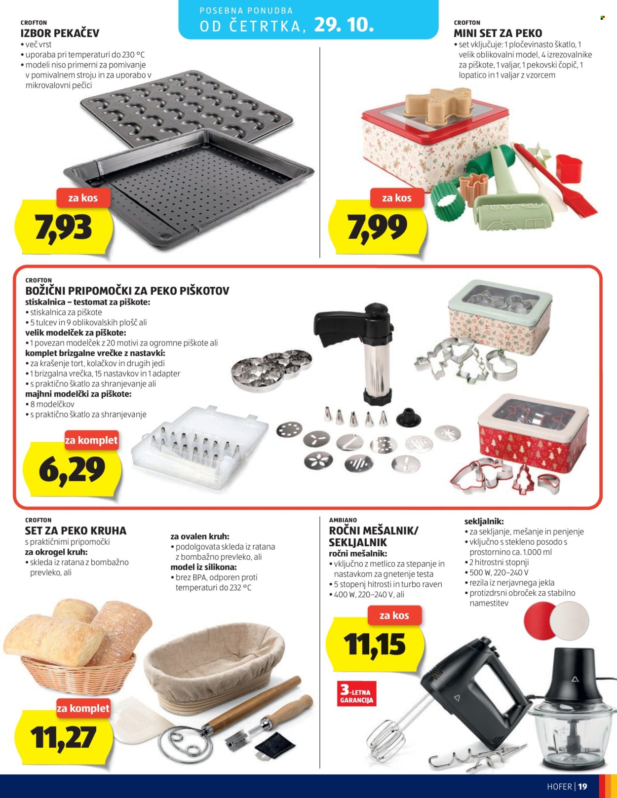 Hofer katalog - 21.10.2026 - 29.10.2026. Stran 19