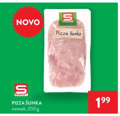 PIZZA ŠUNKA