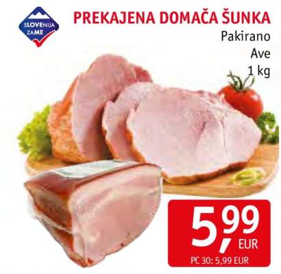 Prekajena Domača Šunka