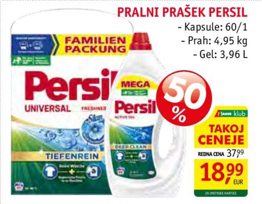 PRALNI PRAŠEK PERSIL
