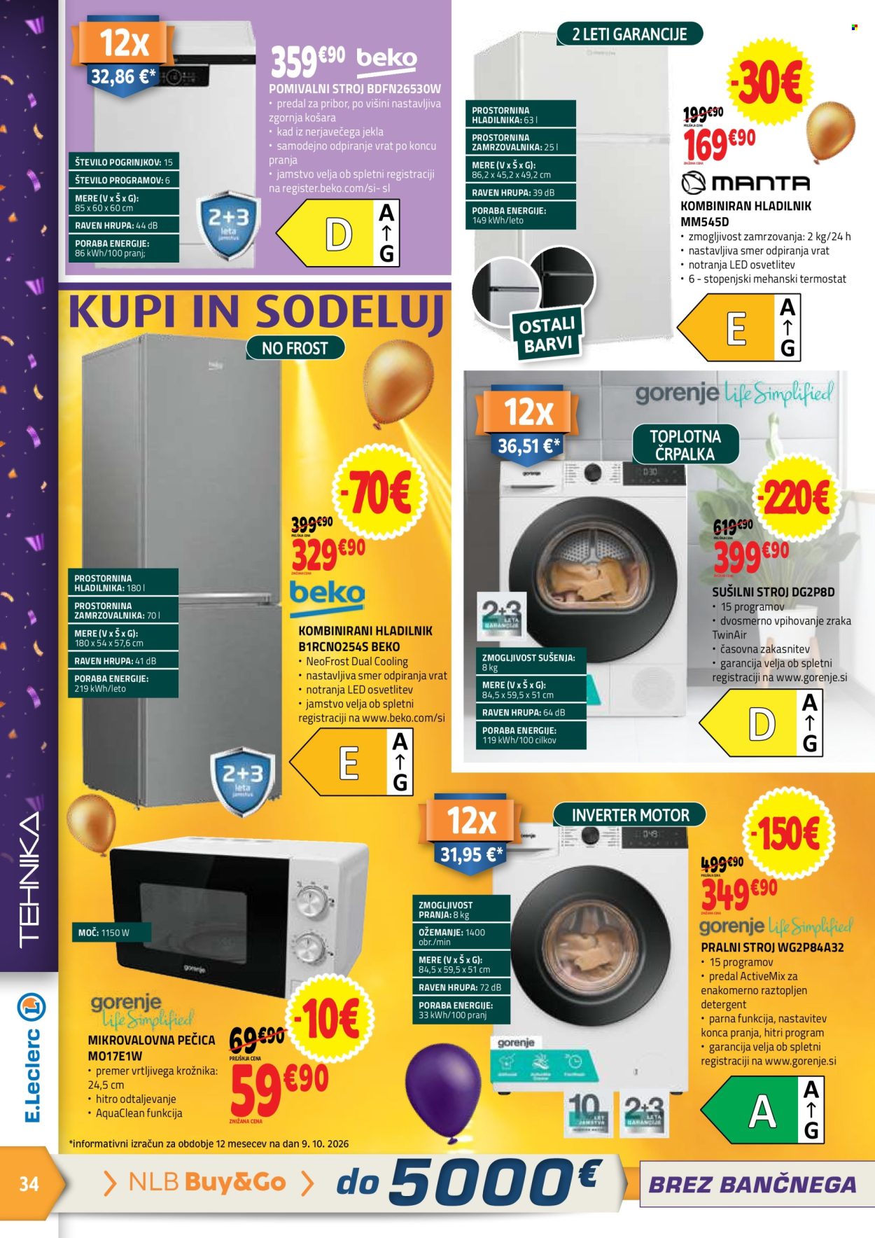 E.Leclerc katalog - 21.10.2026 - 30.10.2026. Stran 34