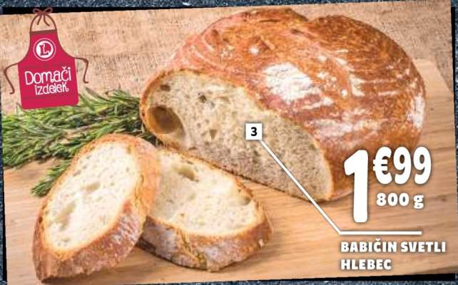 BABIČIN SVETLI HLEBEC