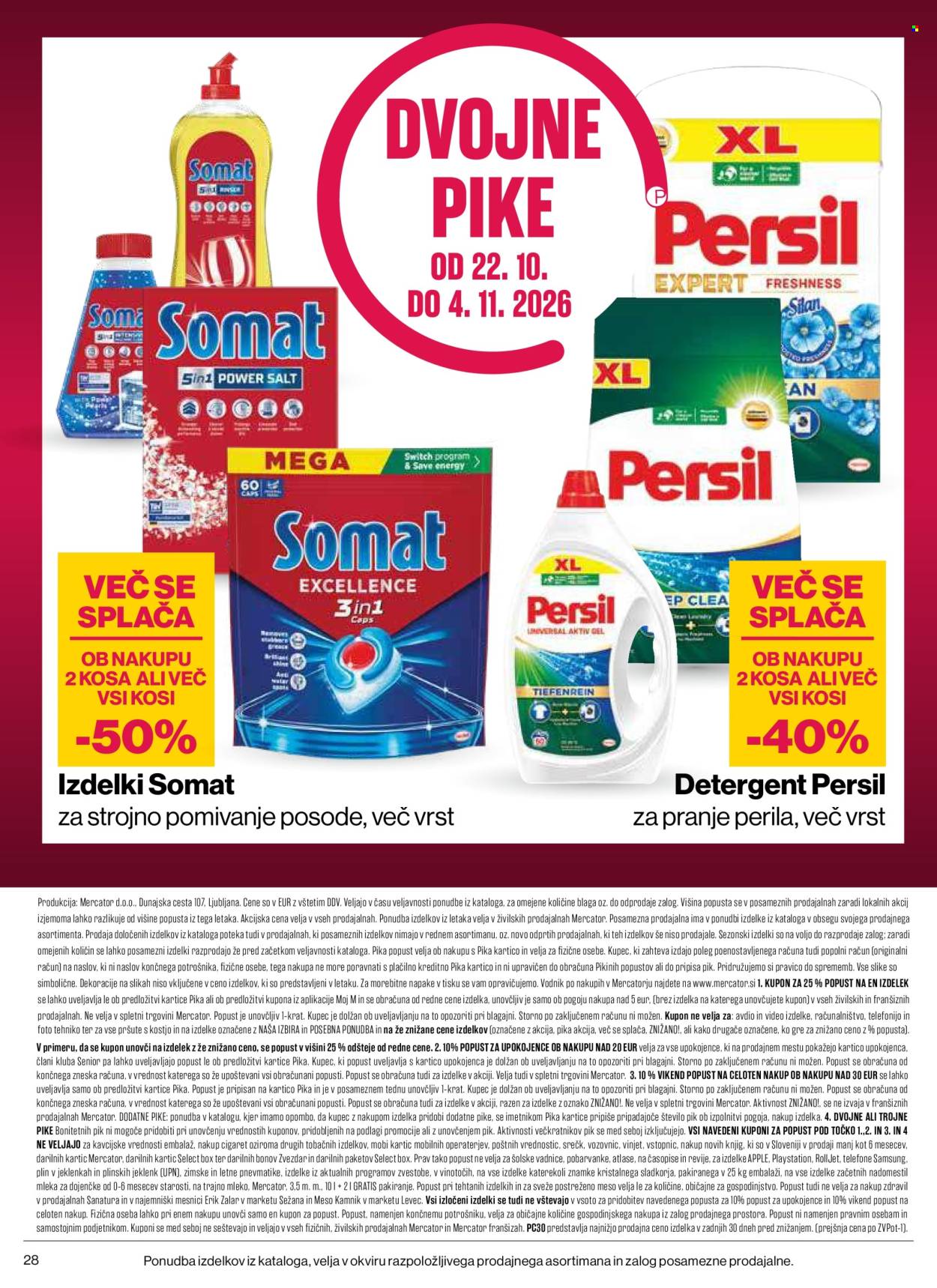 Mercator katalog - 29.10.2026 - 4.11.2026. Stran 28