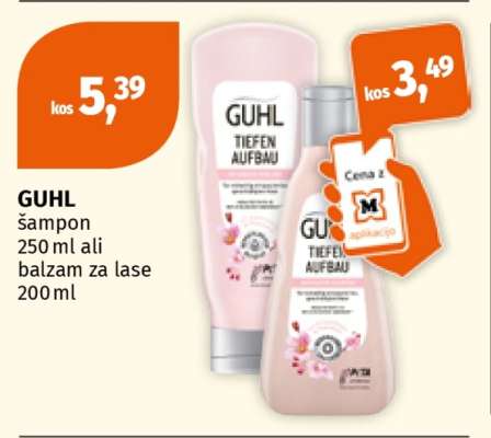 GUHL šampon ali balzam