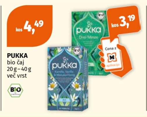 PUKKA bio čaj