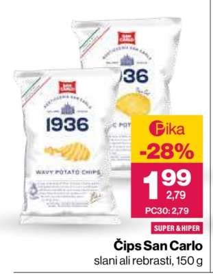 Čips San Carlo
