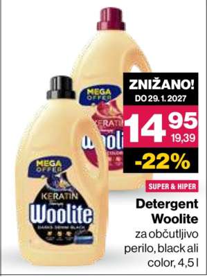 DETERGENT WOOLITE