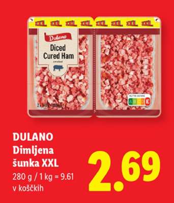 DULANO Dimljena šunka XXL