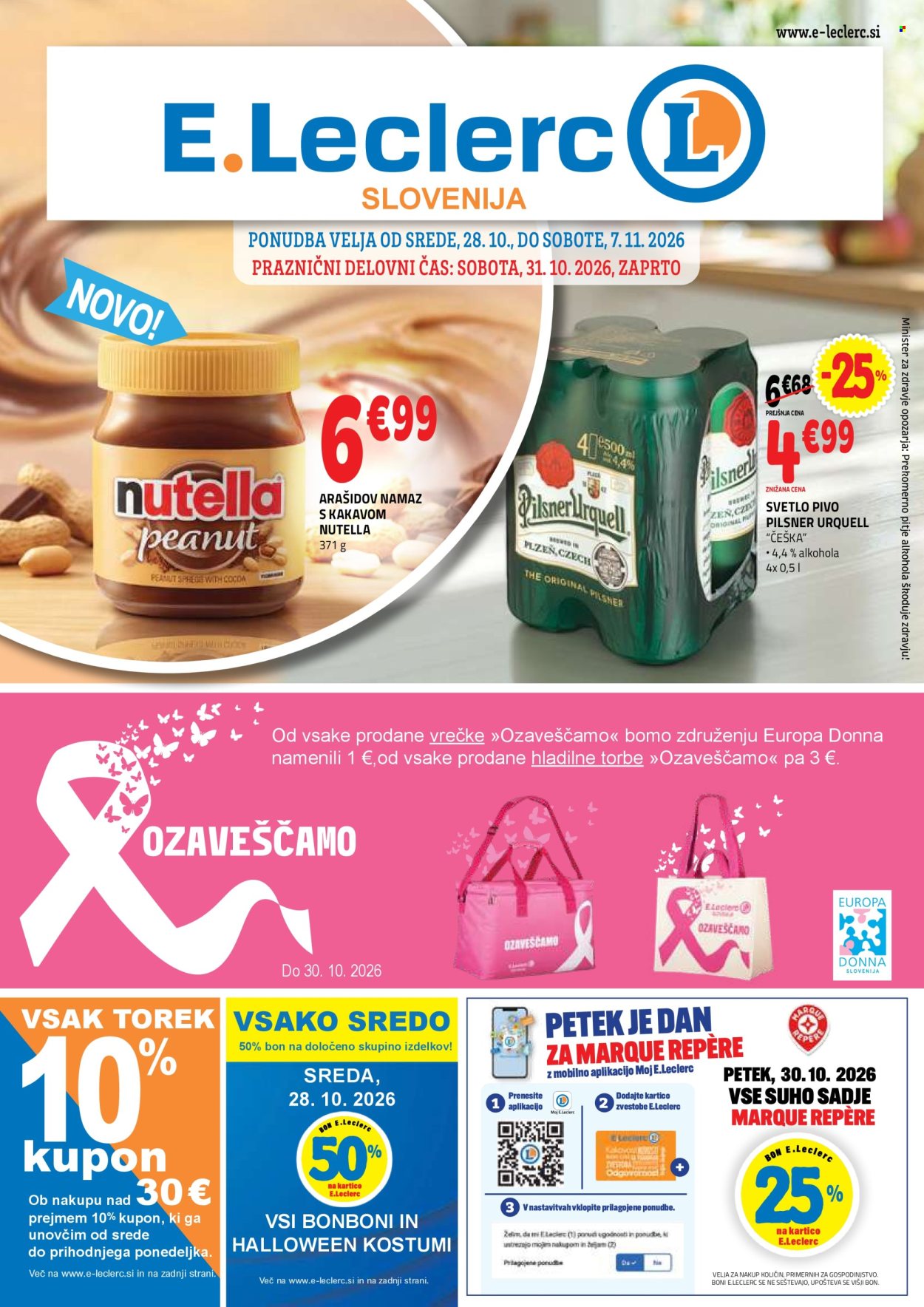 E.Leclerc katalog - 28.10.2026 - 7.11.2026. Stran 1