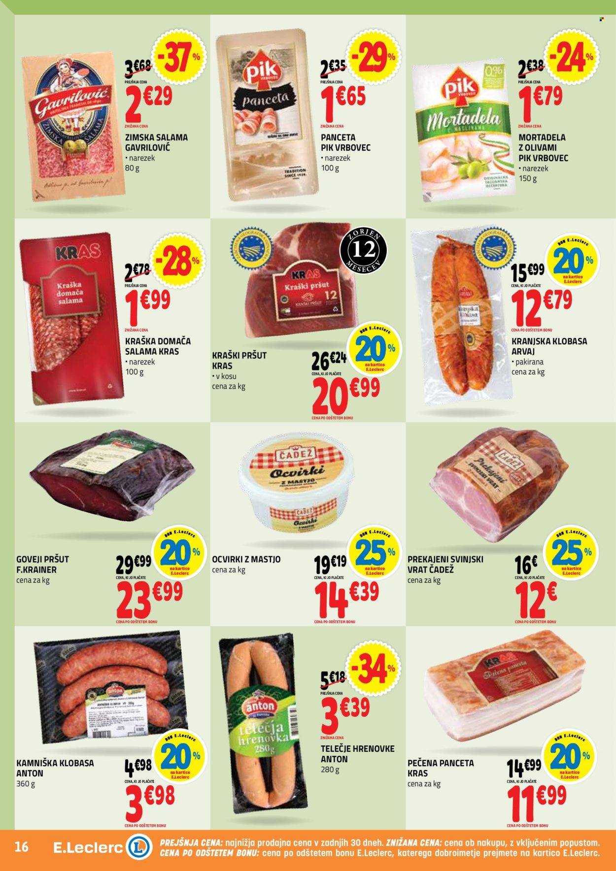 E.Leclerc katalog - 28.10.2026 - 7.11.2026. Stran 16