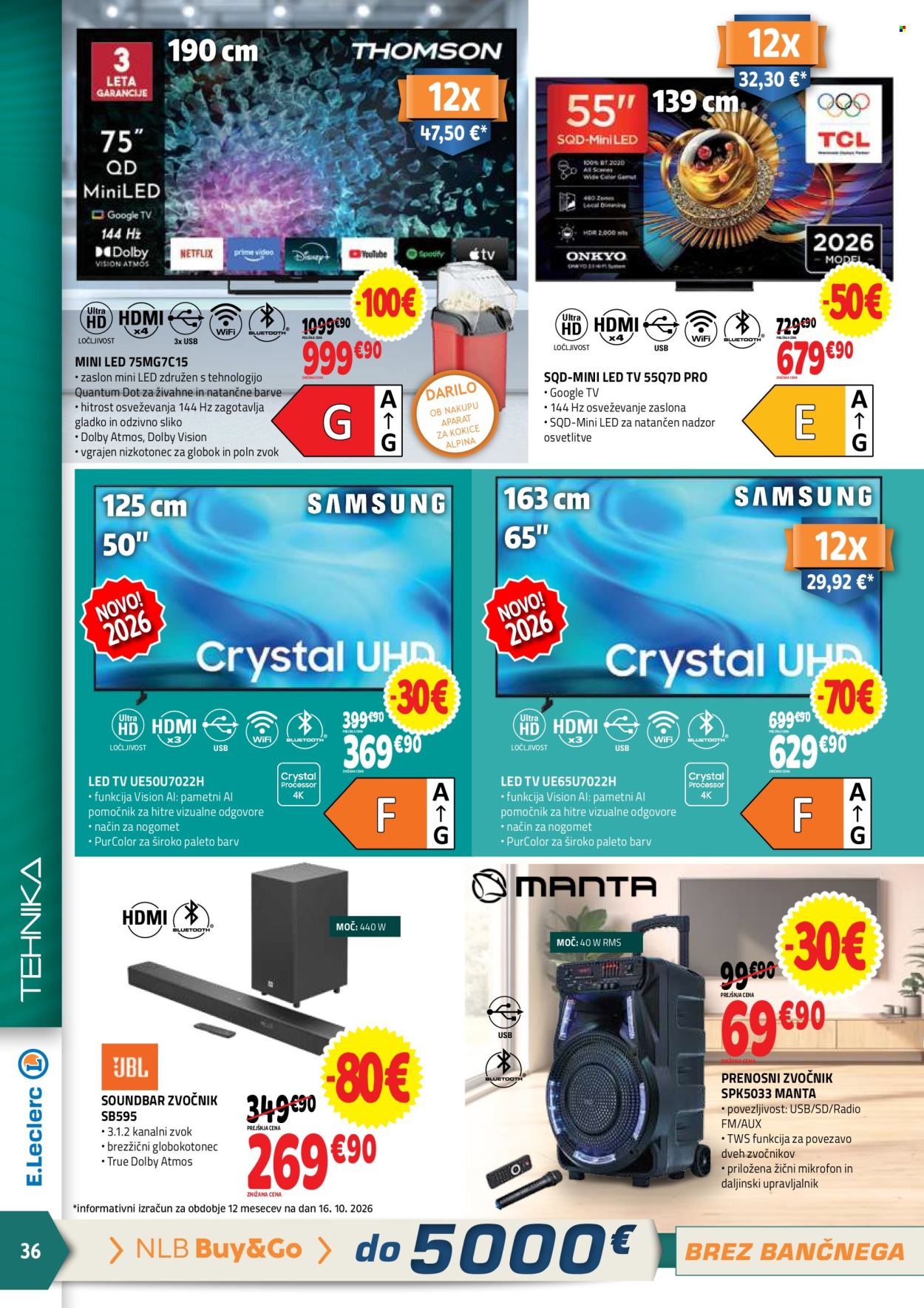 E.Leclerc katalog - 28.10.2026 - 7.11.2026. Stran 36