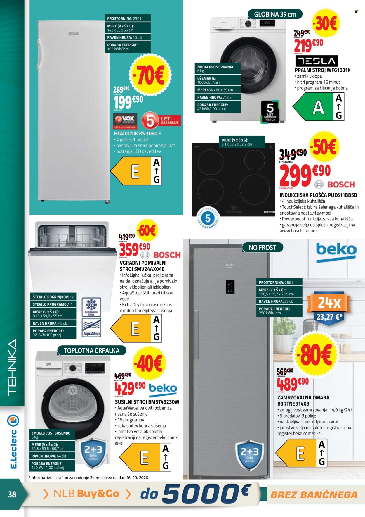 E.Leclerc katalog - 28.10.2026 - 7.11.2026. Stran 38