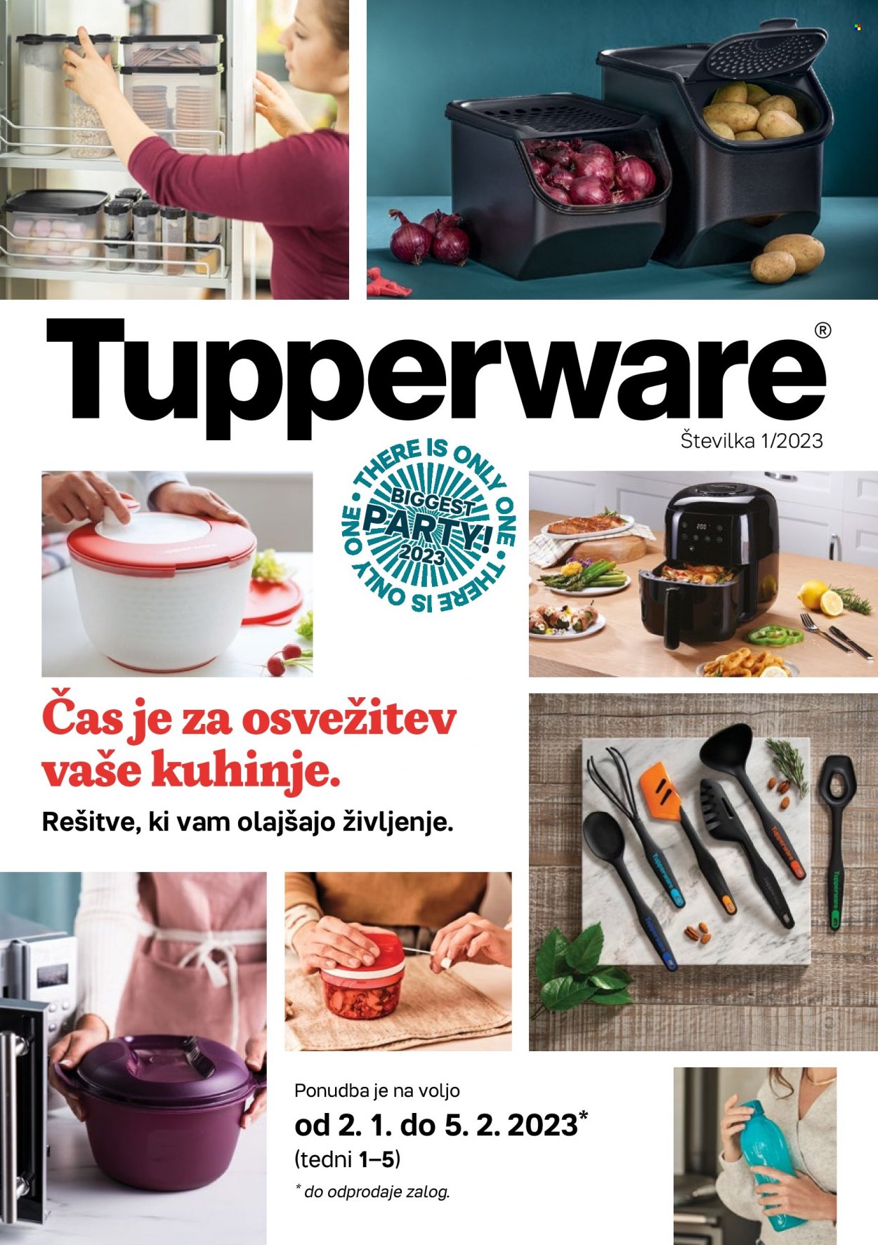Tupperware katalog - 02.01.2023 - 05.02.2023. Stran 1.