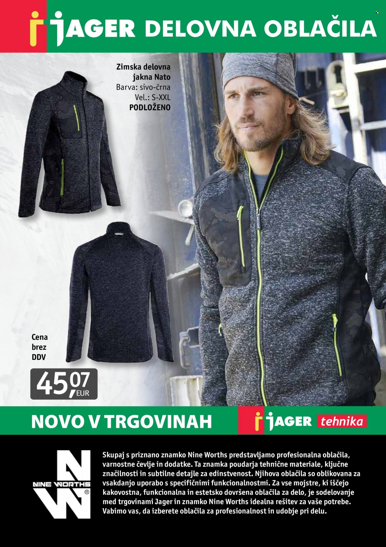JAGER katalog. Stran 1