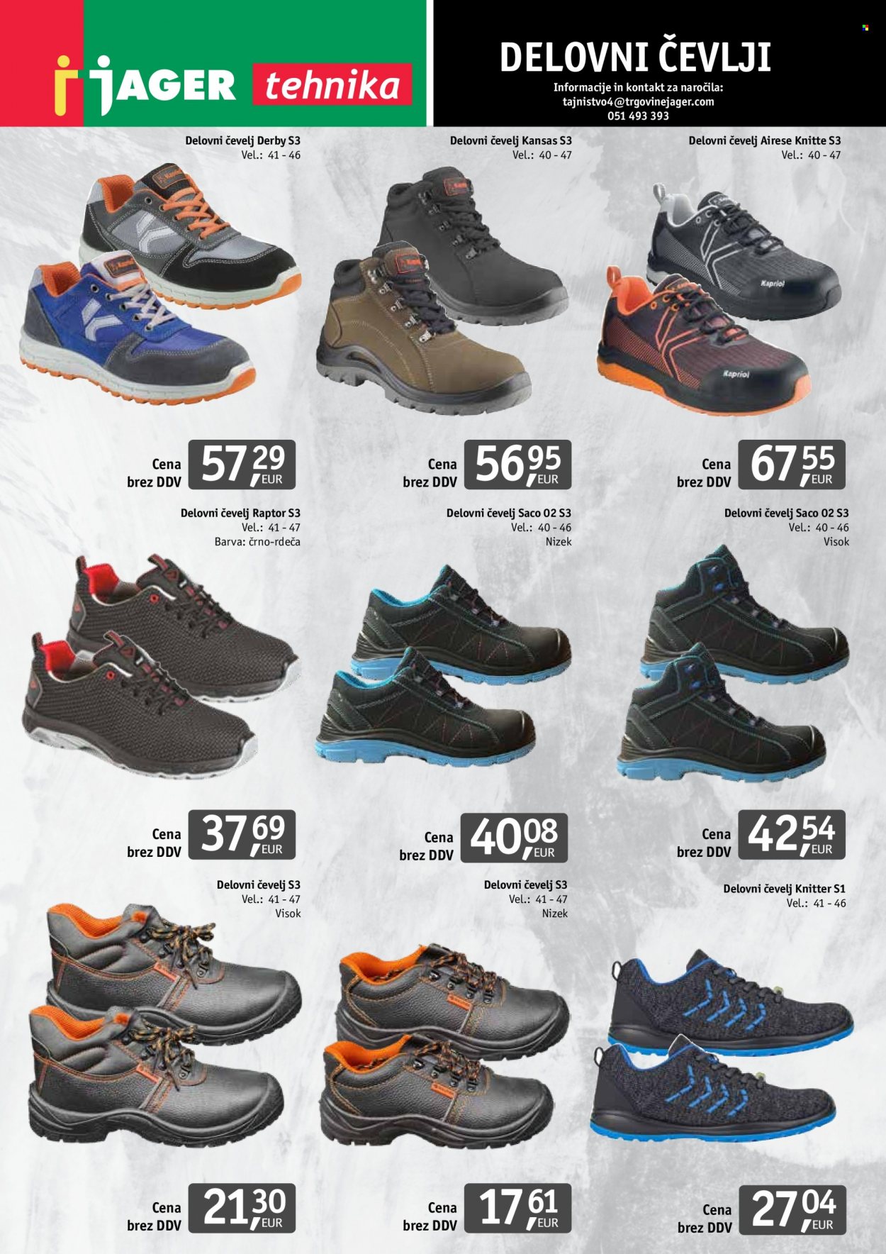JAGER katalog. Stran 1