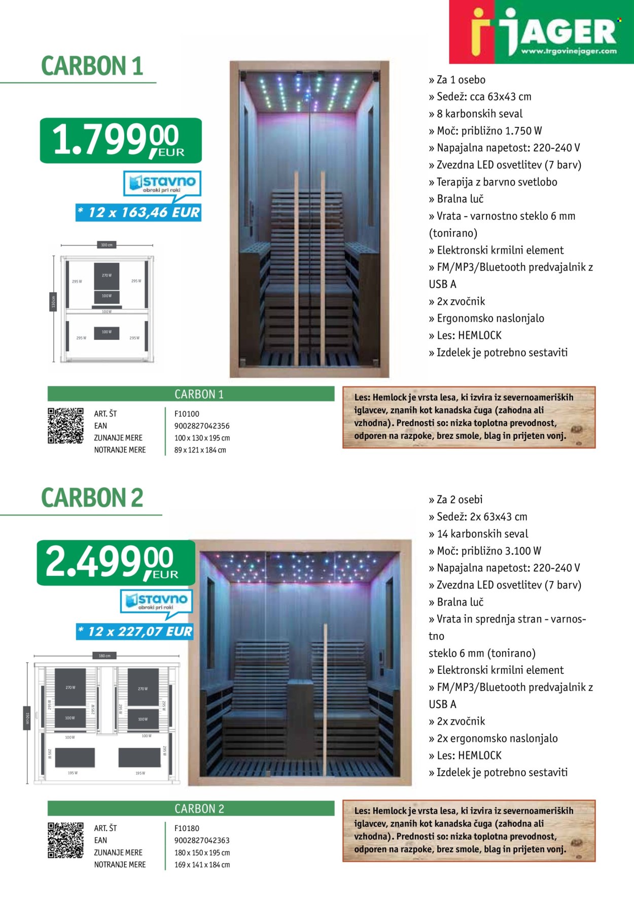 JAGER katalog. Stran 1