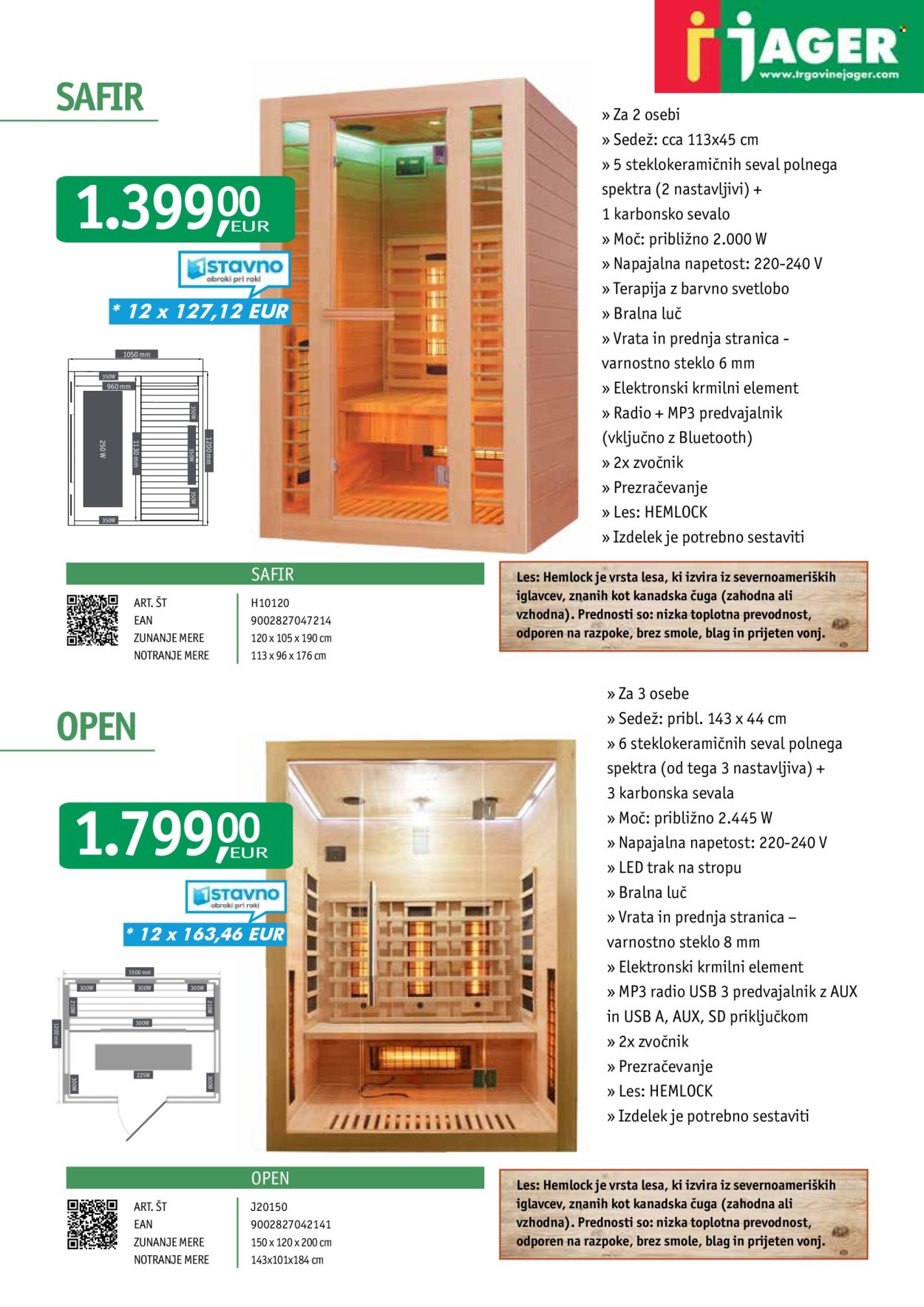 JAGER katalog. Stran 1
