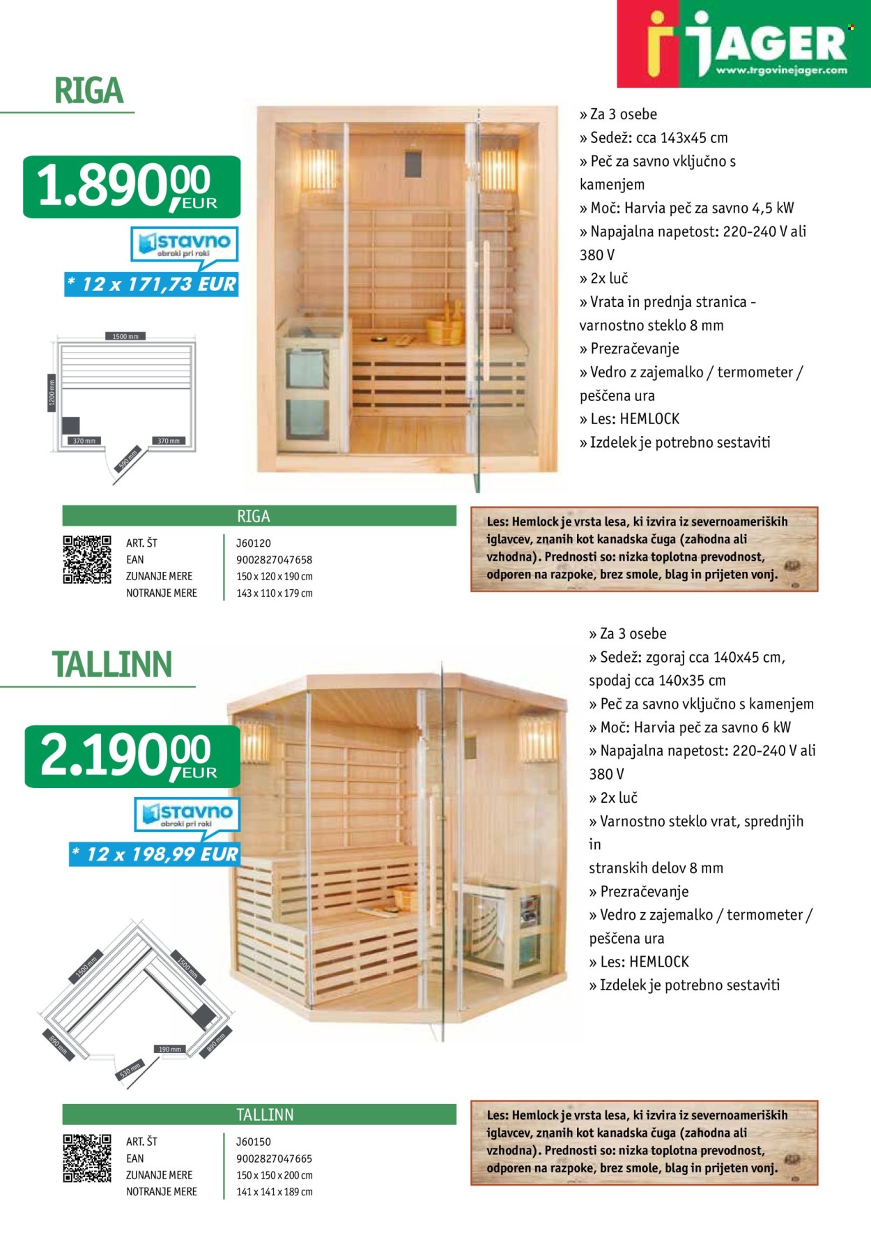 JAGER katalog. Stran 1