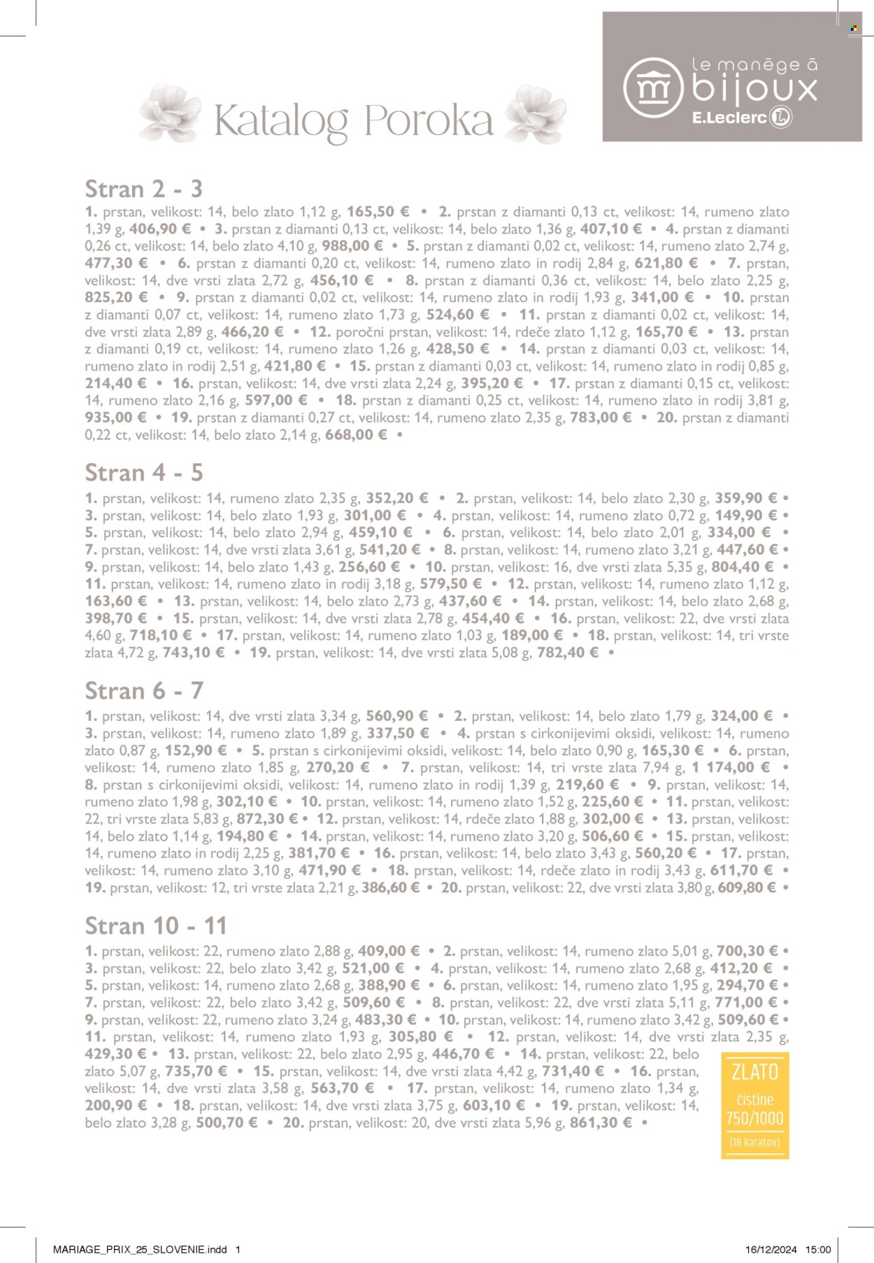 E.Leclerc katalog - 14.1.2025 - 31.12.2025. Stran 1