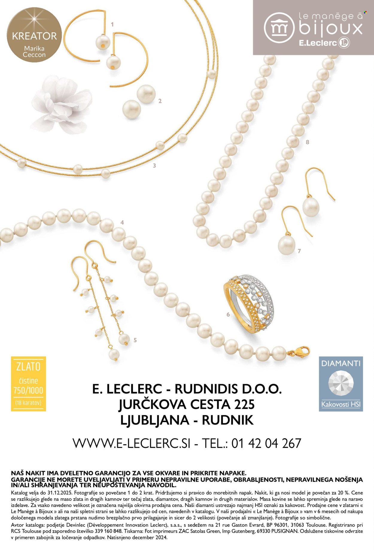 E.Leclerc katalog - 14.1.2025 - 31.12.2025. Stran 1